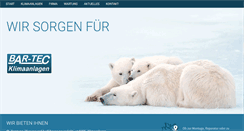 Desktop Screenshot of bar-tec.de